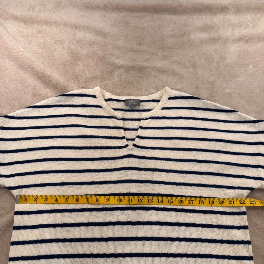 Hamptons Coastal Nautical Knit Lounge Set Resort Yacht Club Shorts Navy Sz XL/L